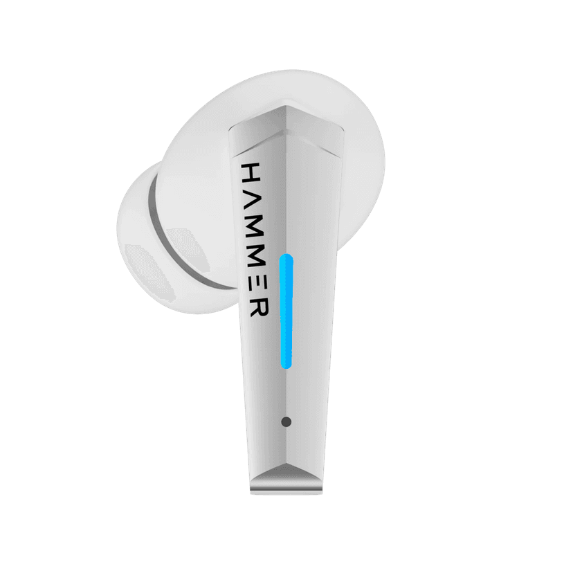 Hammer Arcade True Wireless Gaming Bluetooth Earbuds with RGB Lights and 50ms Low latency view 3