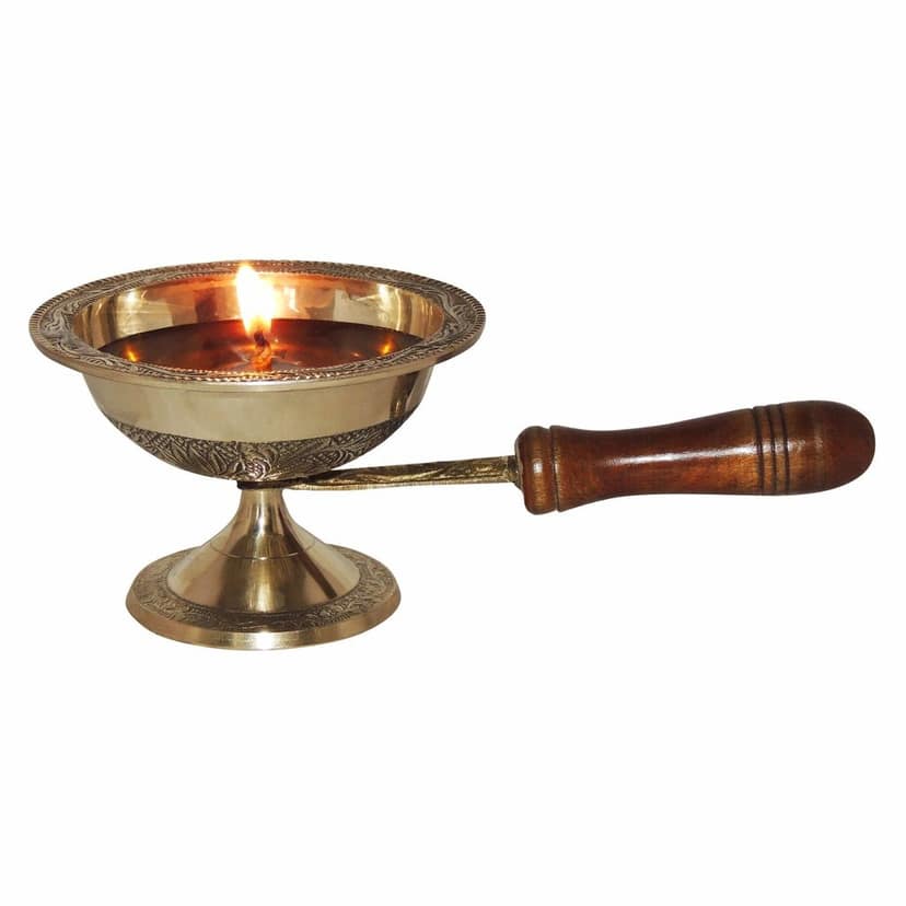 Brass Table Decor Deepak (FMAS684 C) view 2