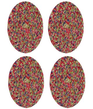LADLI JEE Set of 4 Polyester Coaster