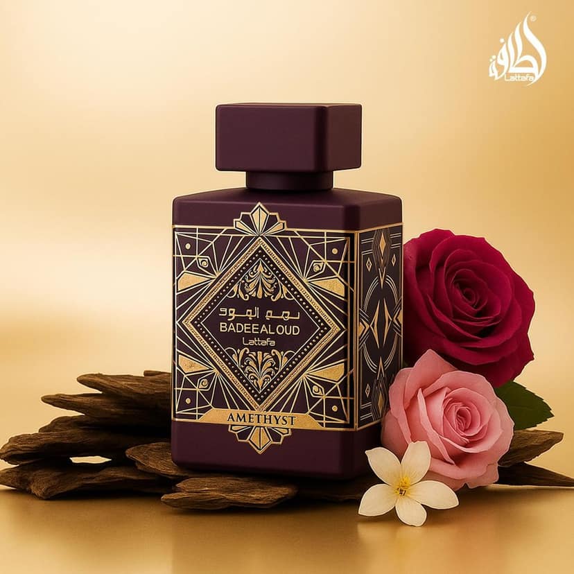 Lattafa Bade’e Al Oud Amethyst Eau de Parfum – 100 ml | Long Lasting Unisex Floral Woody Fragrance view 4