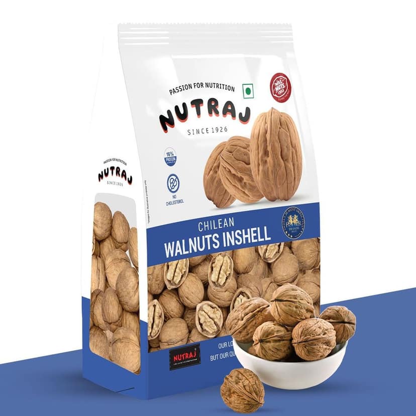 Nutraj Chilean Walnut Inshell 500g view 2