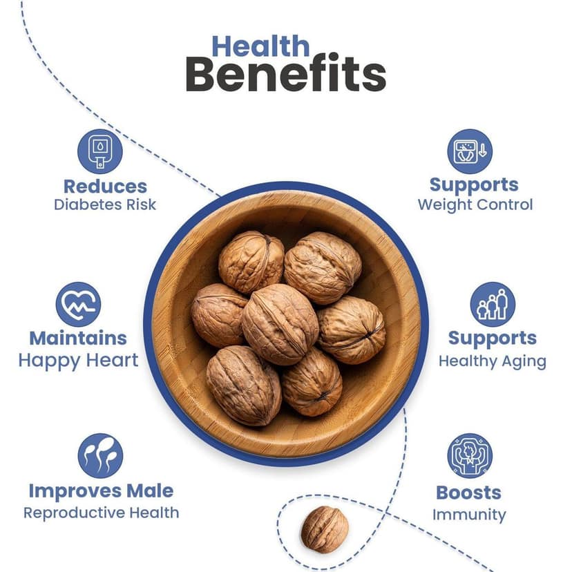 Nutraj Chilean Walnut Inshell 500g view 5
