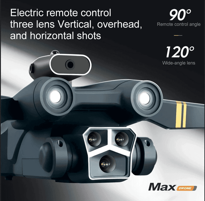 Y3 Max Drone with Dual HD Camera, Dual Battery, Optical Flow Positioning, Obstacle Avoidance, Foldable RC Quadcopter for Kids & Beginners view 2