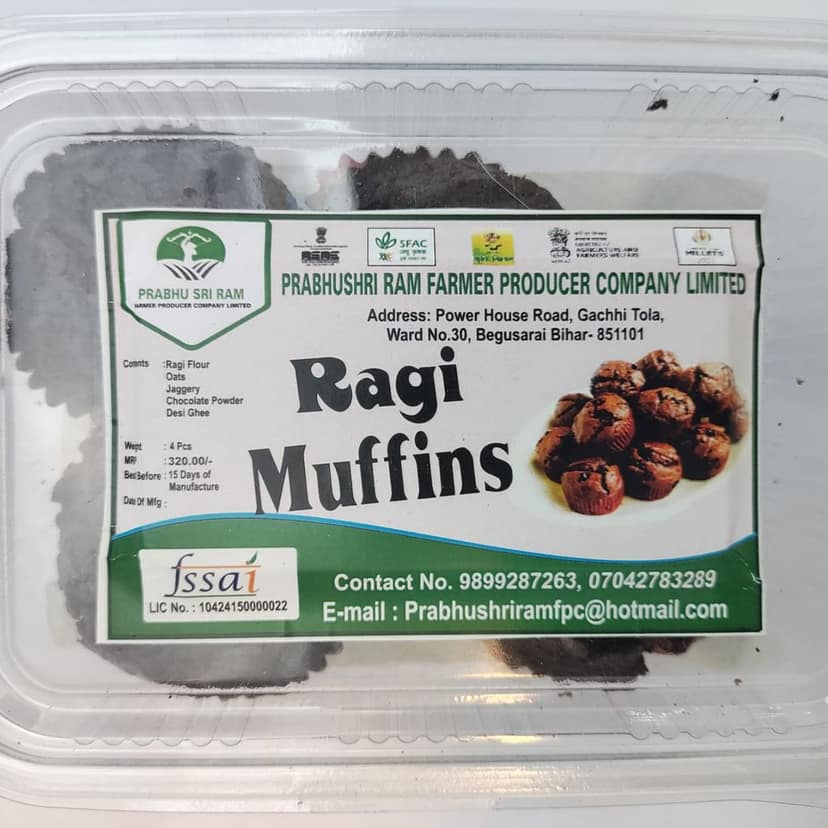 Ragi Muffins 4 pieces view 3