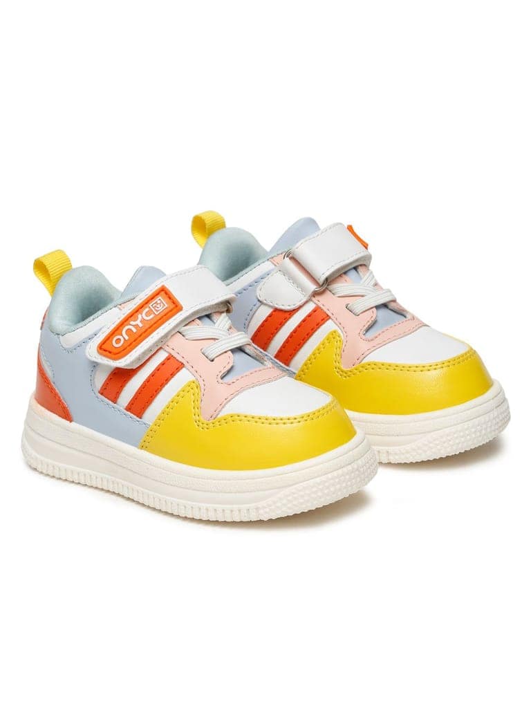 Donut Comfortable & LightWeight Sneakers With Elastic Laces - White (Unisex) view 8