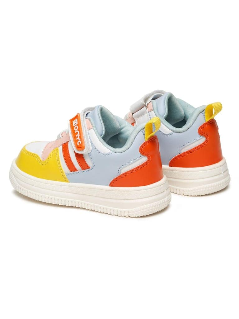 Donut Comfortable & LightWeight Sneakers With Elastic Laces - White (Unisex) view 9