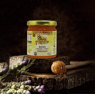 Baiso Organics Raw Unprocessed Multiflora Natural Honey - 250gm