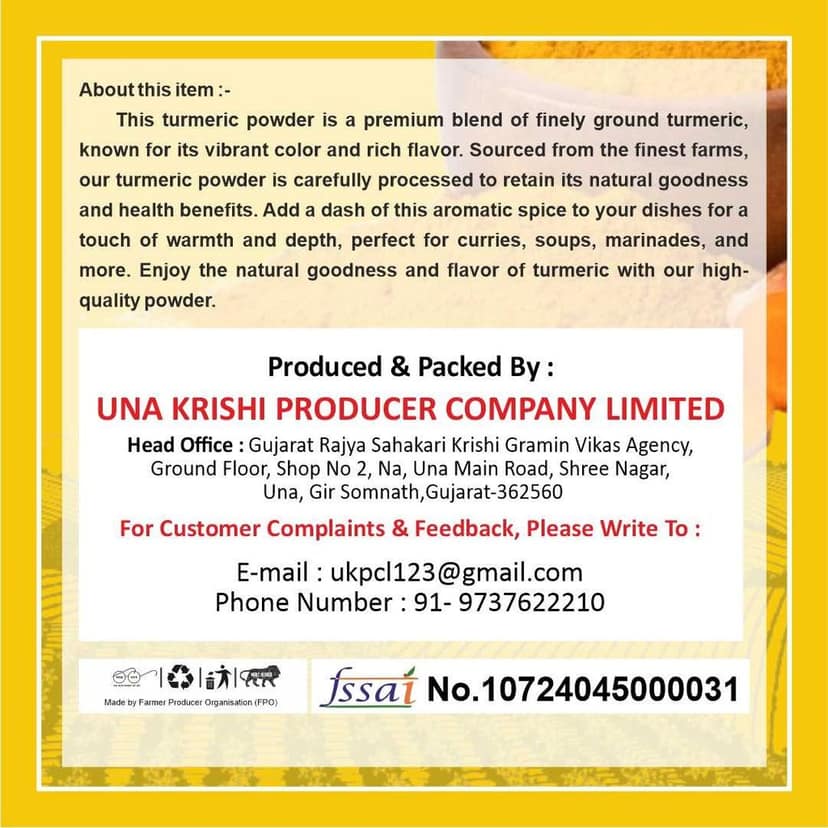 Turmeric Powder (500 gm) view 3