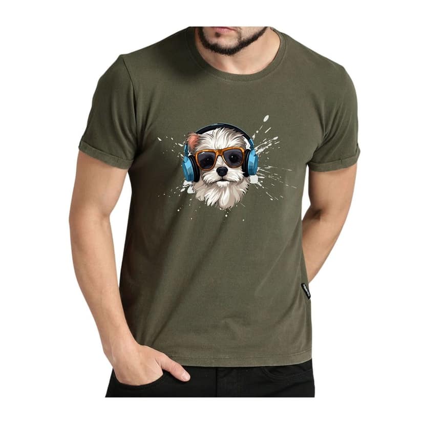 Trishoolin SSHAYU Printed T-Shirt | Design 10194MB | Regular Fit | Crew Neck / Round Neck Half Sleeve | Pack of 1