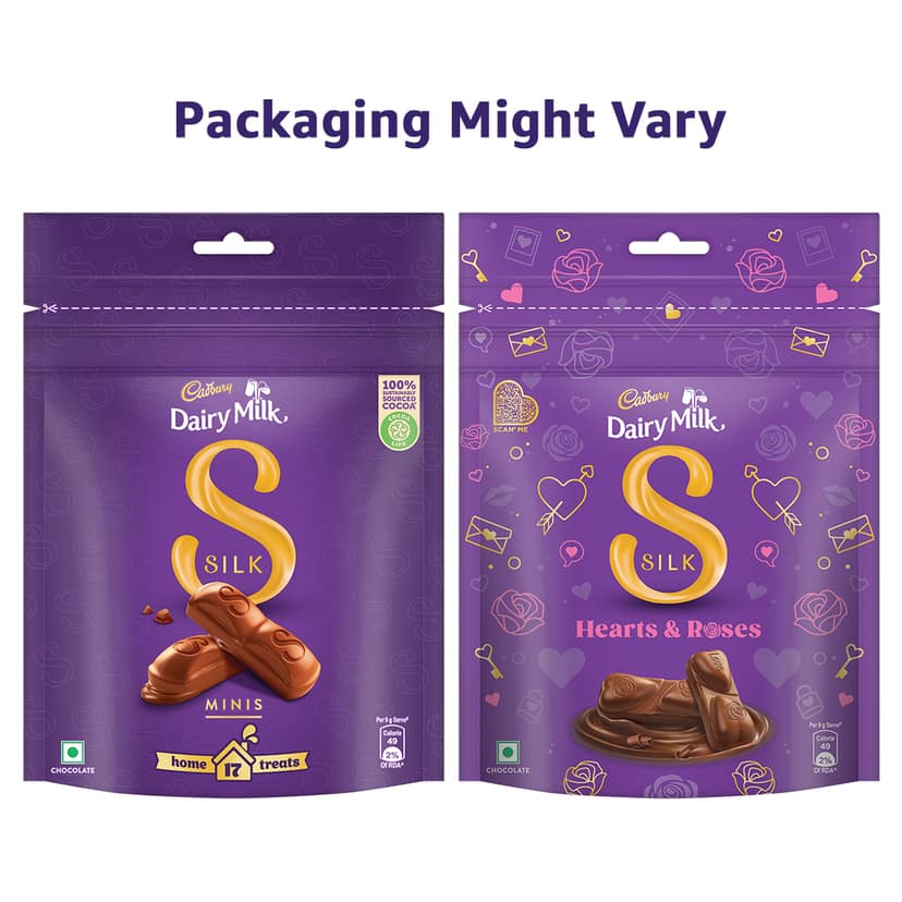 Cadbury Dairy Milk Silk Home Treats Bars, 153g view 2