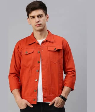 VOGATI Denim Men's Denim Jacket - Navy ( Pack of 1 )