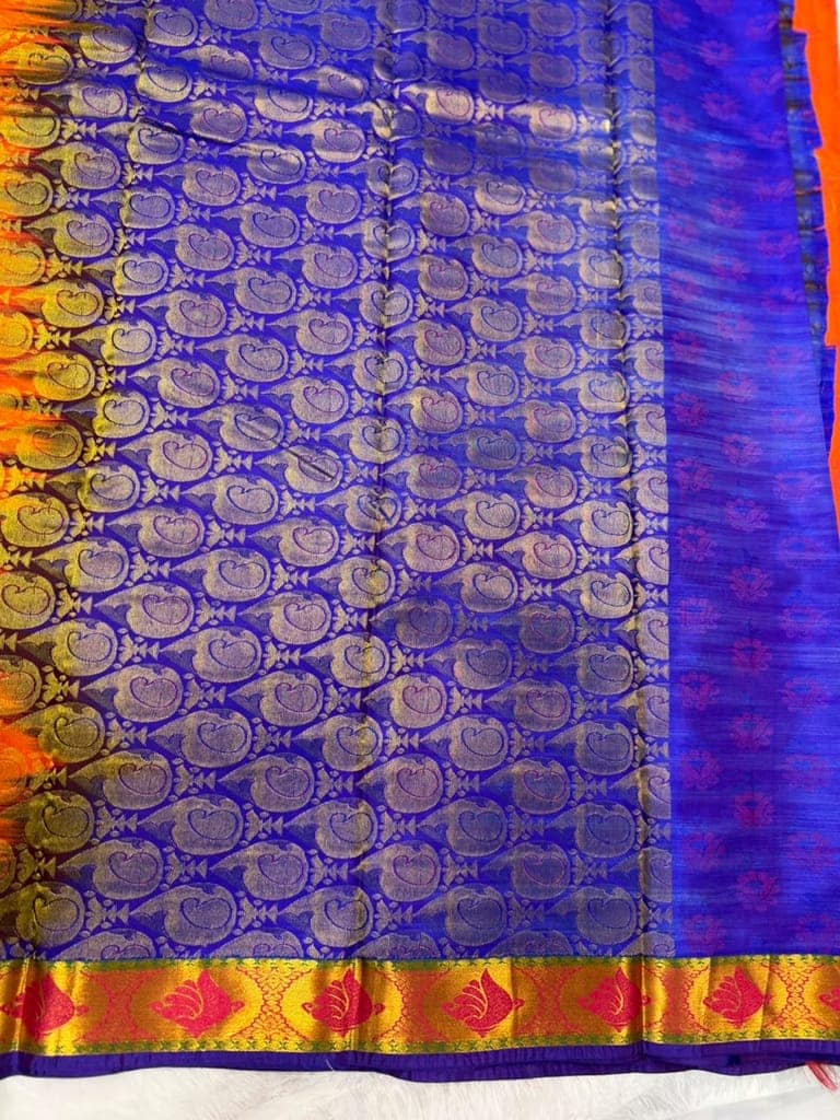 Orange Saree view 2