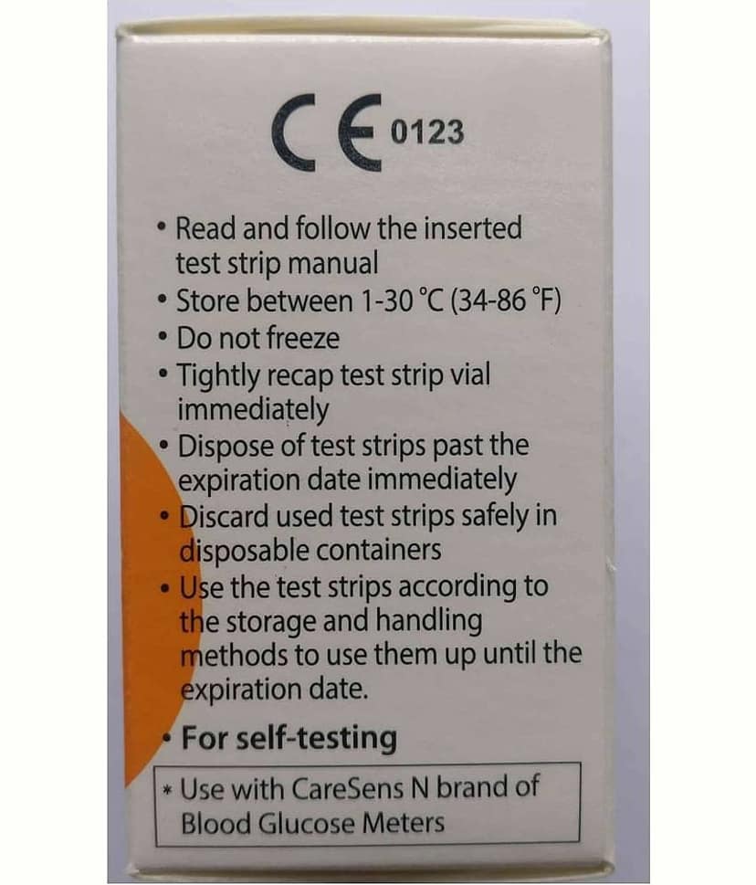CareSens N0-- 100 Test Strips view 2