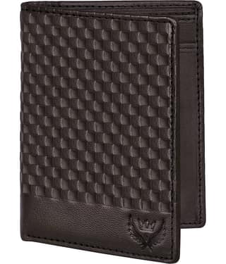 Lorenz Brown 100% Leather Men's RFID Wallet ( Pack of 1 )