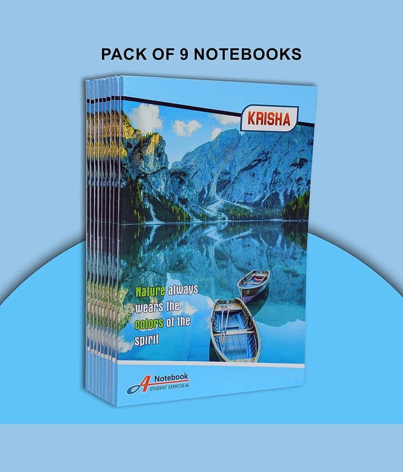 KRISHA BOOK MANUFACTURING - Other Composition Notebooks ( Pack of 9 )
