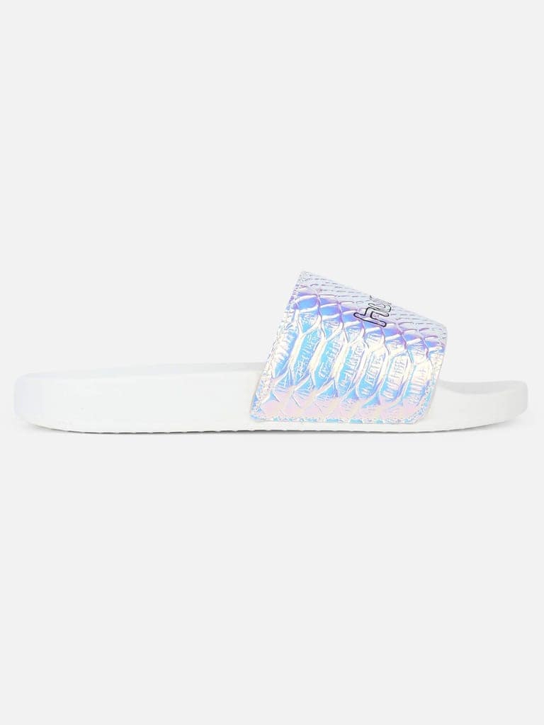 Lumi Women White Slides view 6