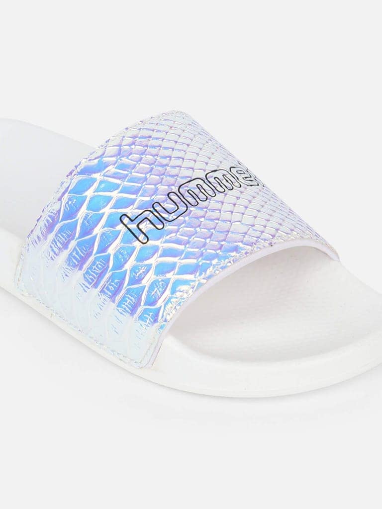 Lumi Women White Slides view 9