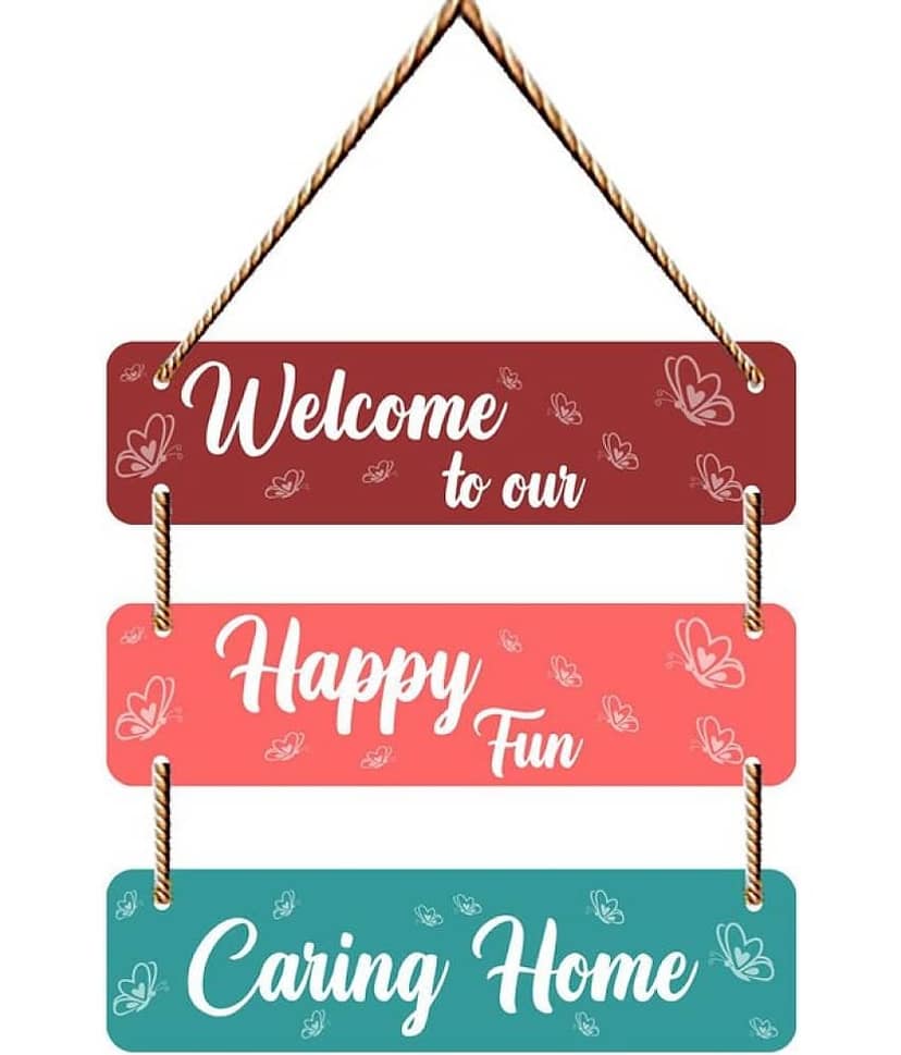 Saf Wood Wall Sculpture Multi - Pack of 1