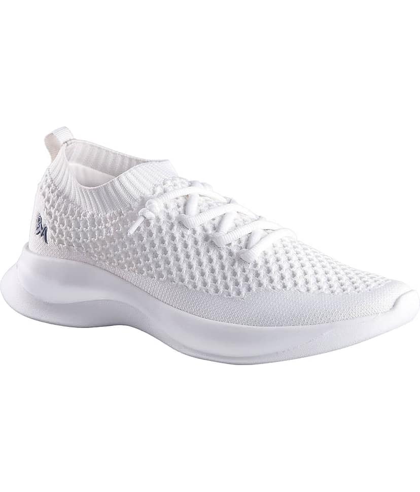 Neemans Knit Glider White Women's Sneakers view 2