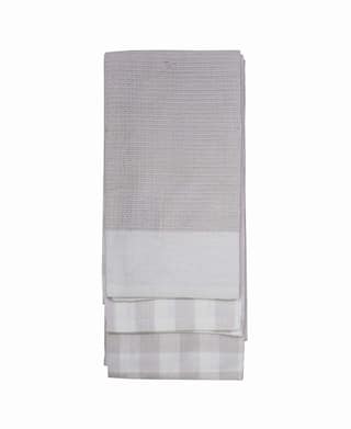 AIRWILL Cotton Kitchen Towels, Dishcloths, Wiping Cloths (Pack of 3 pcs)