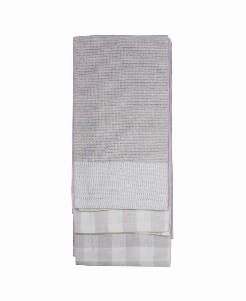 AIRWILL Cotton Kitchen Towels, Dishcloths, Wiping Cloths (Pack of 3 pcs)
