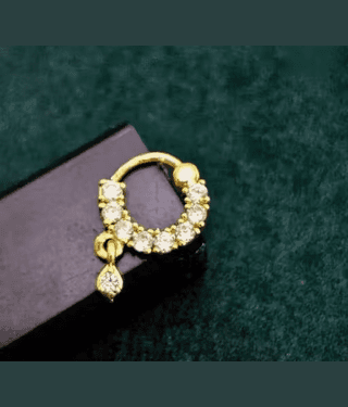 GOLDEN NOSE RING