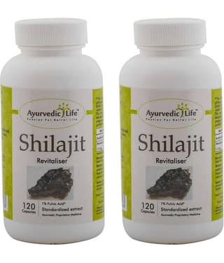 Ayurvedic Life Shilajit Capsule 120 no.s Pack of 2