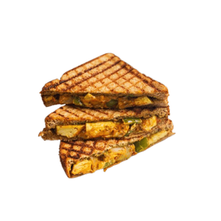 Paneer Cheese Schezwan Toast White