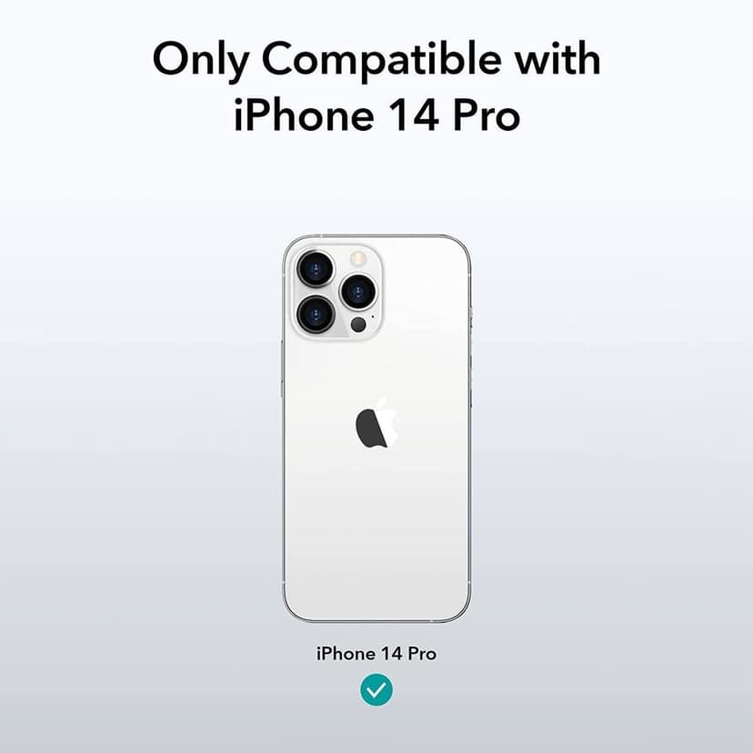 Faircost for iPhone 14 Pro Back Cover Shockproof (Silicon| Transparent) view 2