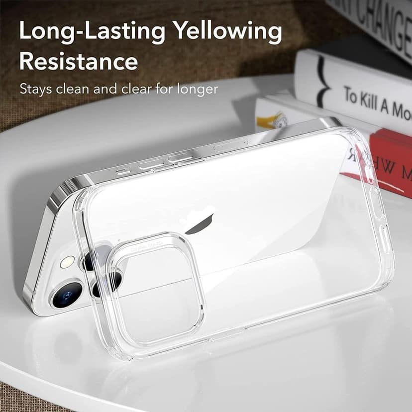 Faircost for iPhone 14 Pro Back Cover Shockproof (Silicon| Transparent) view 4