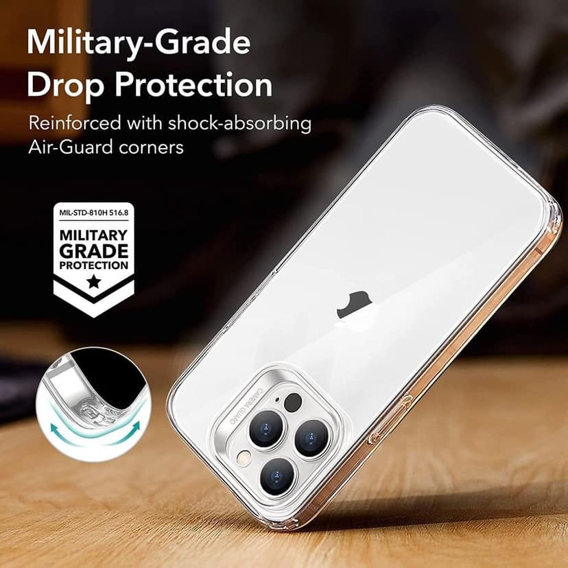 Faircost for iPhone 14 Pro Back Cover Shockproof (Silicon| Transparent) view 5