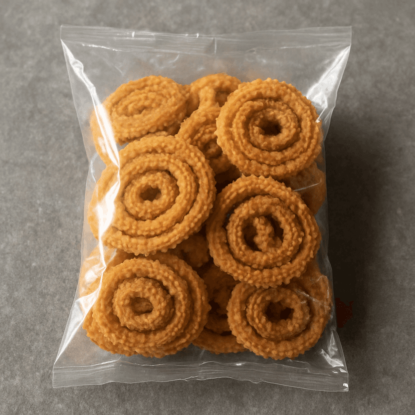 Rekha Bazaar's traditional indian chakli snack
