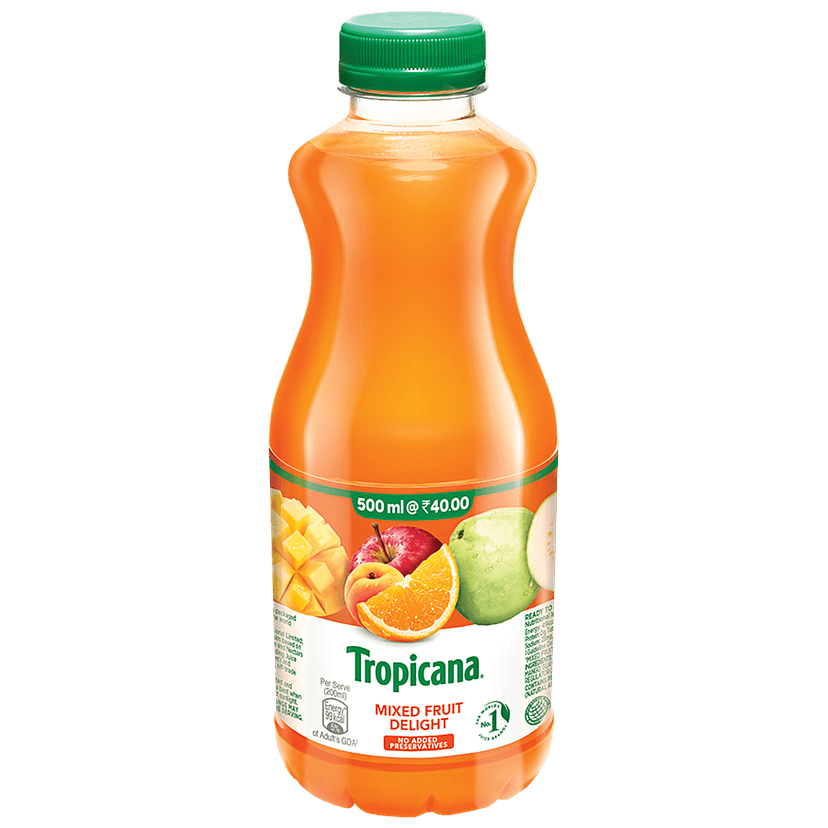 Tropicana Mixed Fruit Delight, 500 Ml view 2