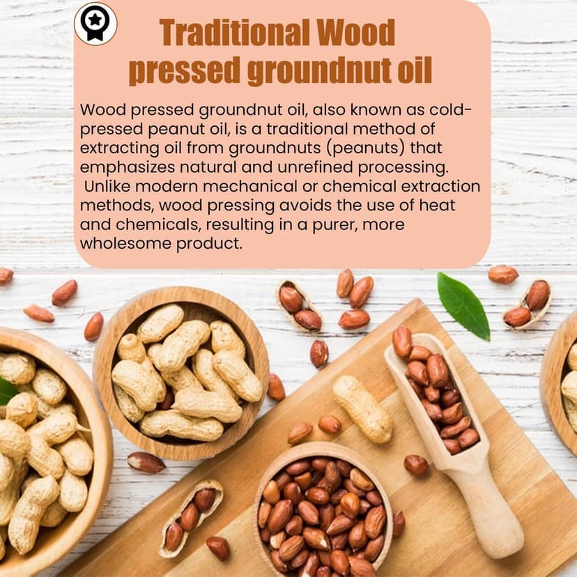 Maa Farming Wood-Pressed Groundnut Oil - 1L view 8