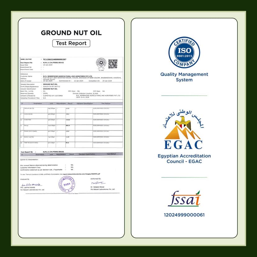 Maa Farming Wood-Pressed Groundnut Oil - 1L view 9