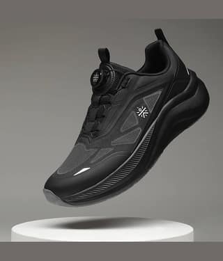 Cult PaceRush Black Men's Sports Running Shoes