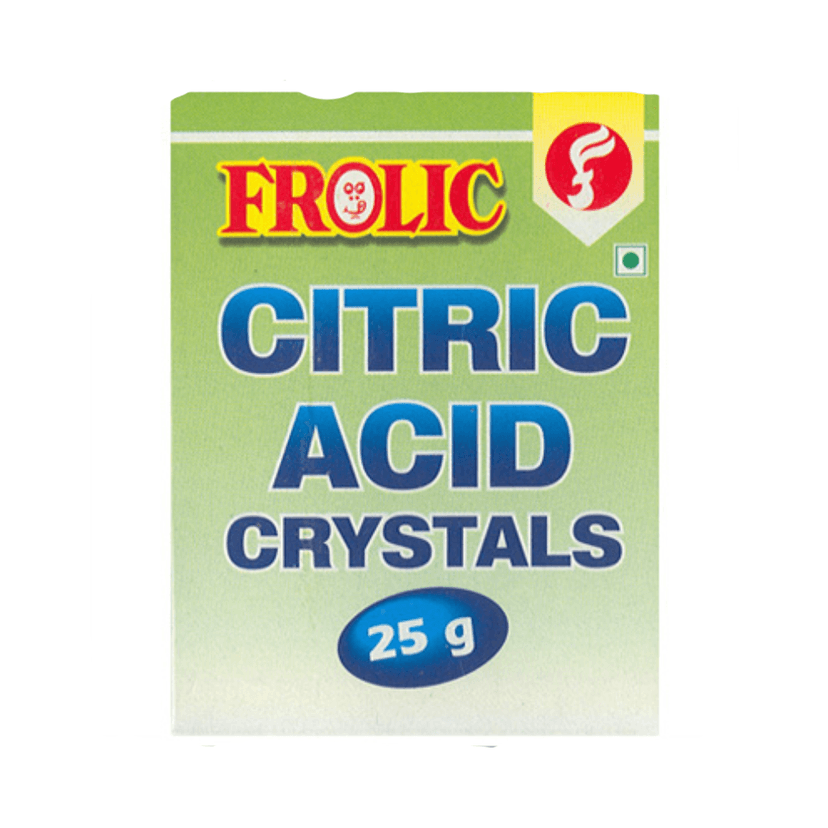 Frolic Citric Acid Crystals 25 Gms