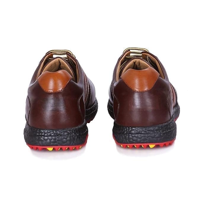HITCARO Men Proffessional Leather Golf Shoes | Lace-Up | Phylon Sole |Waterproof | Comfortable | Breathable | Sports Shoes view 4