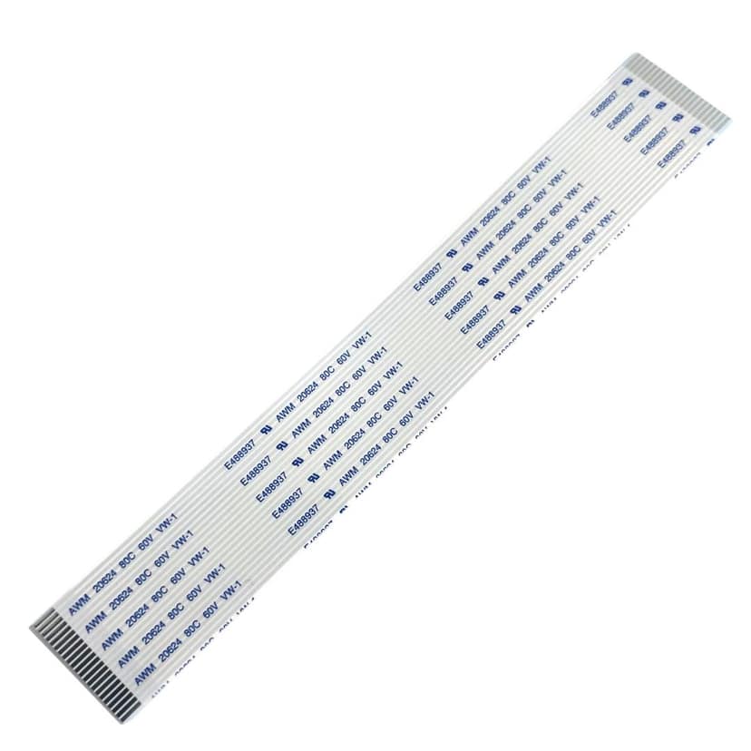 22 Pin 1mm Pitch 150mm Same Side Connection FFC Ribbon Flexible Flat Cable view 2