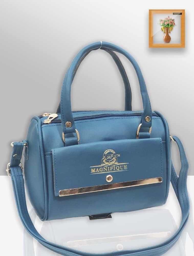 Magnifique Women's Hand/Sling/Side Bag/purse Polyurethane Western (Turquoise) view 2