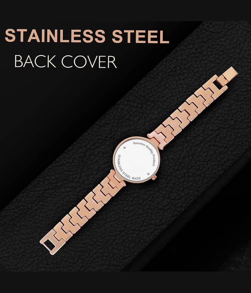 Trex Rose Gold Stainless Steel Analog Womens Watch view 2