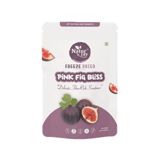 NaturDry Freeze Dried Pink Fig Bliss | 100% Natural, No Added Sugar, Gluten Free | Healthy Snack | 20g
