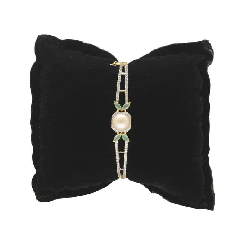 Sri Jagdamba Pearls Celeste Regal Pearl Bracelet For Women Girls view 2