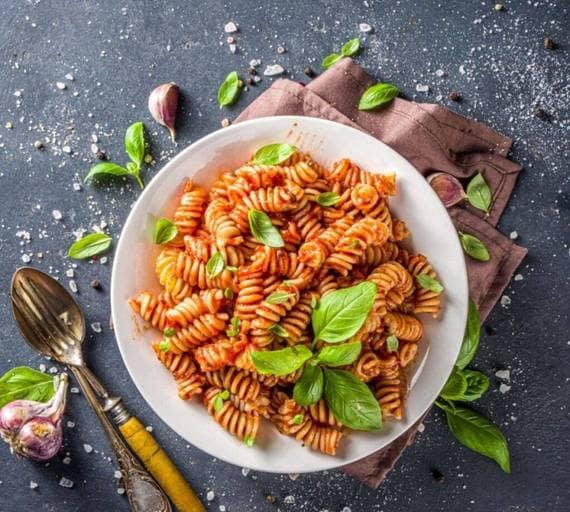 Fusilli Pink Sauce Pasta
