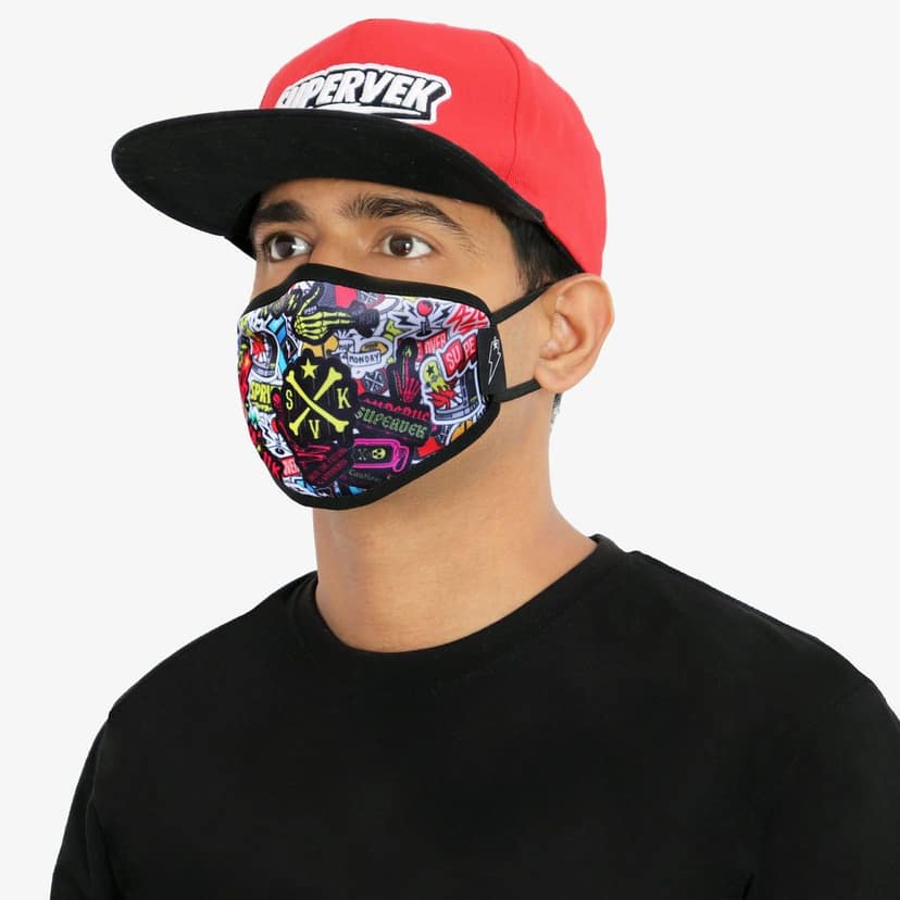 Stickulture Face Mask view 6