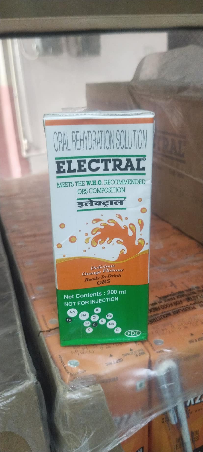Electral orange flavour energy drink