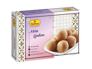 Haldiram's Atta Ladoo Packed Sweets - 250 Gm