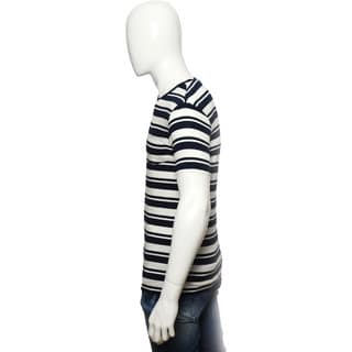Red Line Navy Stripes Crew Neck T-Shirts view 2