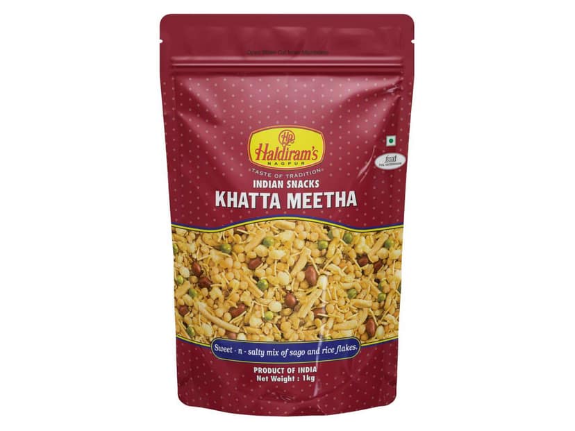 Haldiram's Khatta Meetha Namkeen - 1 kg - Pack of 2