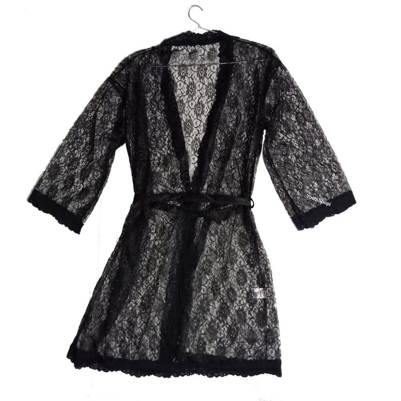 Babydoll dress lingerie Robe women Girls sleepwear short nighty view 2